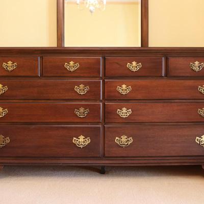 American Drew Ten Drawer Chest of Drawers