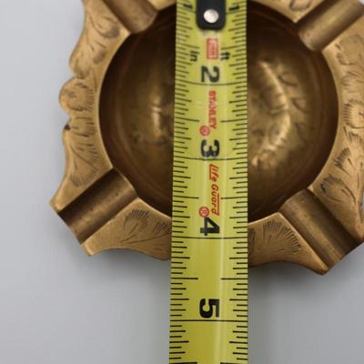 Brass Ashtray and Silent Butler, India