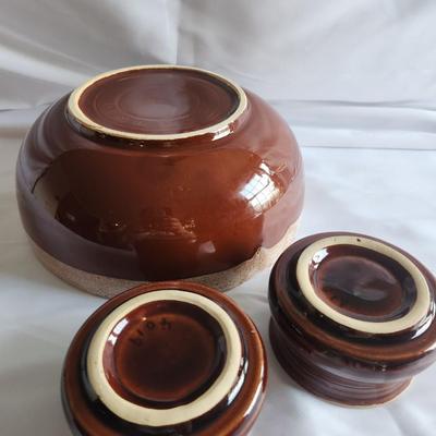 Vintage Drip Glaze Ceramic Bowls
