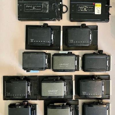Lot Of 13 Vintage Graflex Roll Holders