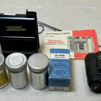 Vintage Tessina Spy Camera World's Smallest 35 mm Camera