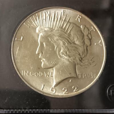1922 UNC PEACE SILVER DOLLAR