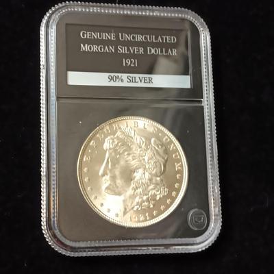 1921 UNC MORGAN SILVER DOLLAR