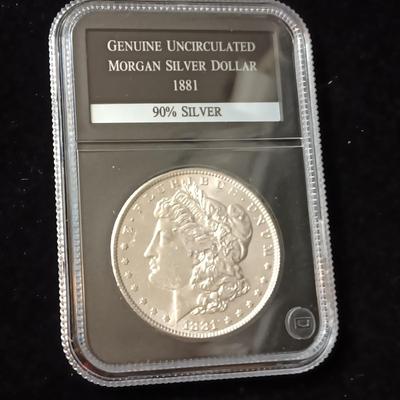 1881 UNC MORGAN SILVER DOLLAR