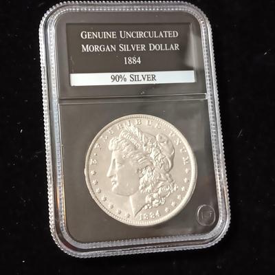 1884 UNC MORGAN SILVER DOLLAR
