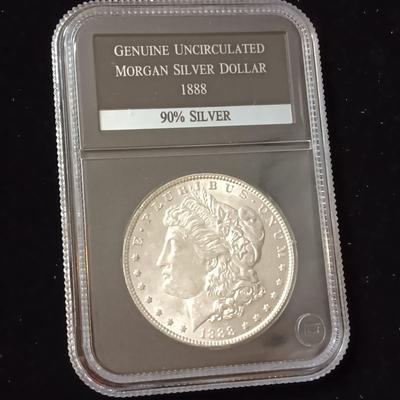 1888 UNC MORGAN SILVER DOLLAR