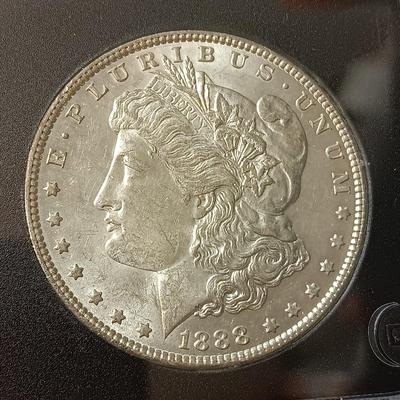1888 UNC MORGAN SILVER DOLLAR