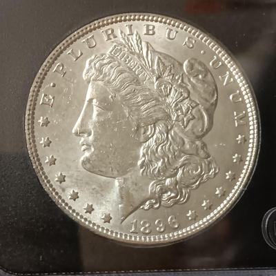 1896 UNC MORGAN SILVER DOLLAR