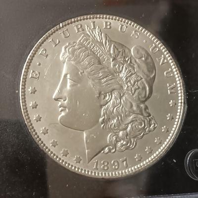 1897 UNC MORGAN SILVER DOLLAR