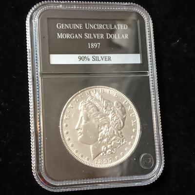 1897 UNC MORGAN SILVER DOLLAR