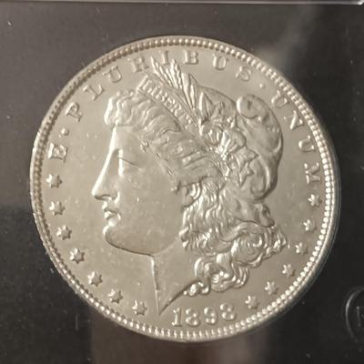 1898 UNC MORGAN SILVER DOLLAR