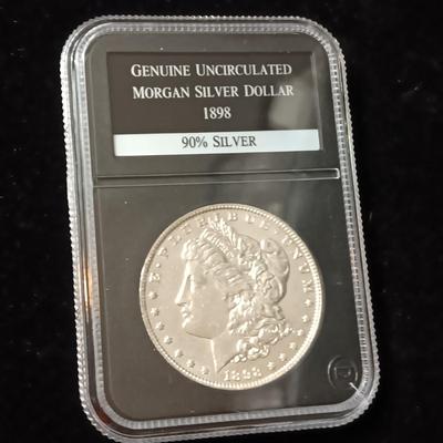 1898 UNC MORGAN SILVER DOLLAR