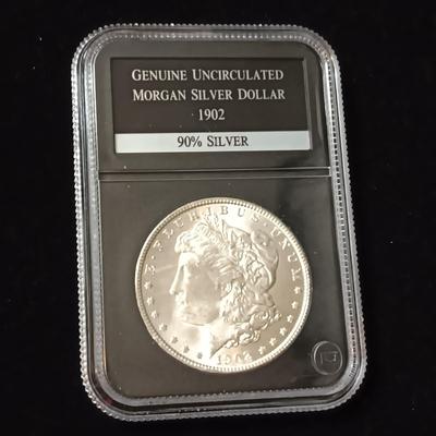 1902 UNC MORGAN SILVER DOLLAR