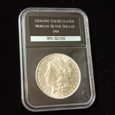1904 UNC MORGAN SILVER DOLLAR