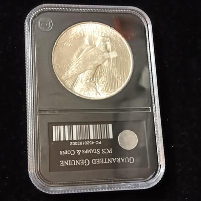 1923 UNC PEACE SILVER DOLLAR