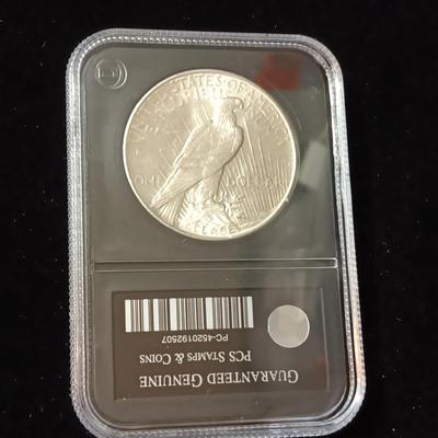 1925 UNC PEACE SILVER DOLLAR