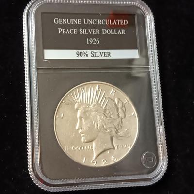 1926 UNC PEACE SILVER DOLLAR