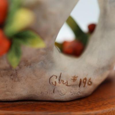 CYBIS Kinglets on Pyracantha Porcelain Figurine