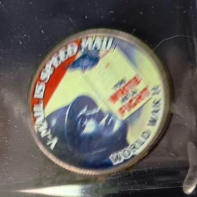 12 WORLD WAR II COLORIZED KENNEDY HALF DOLLARS