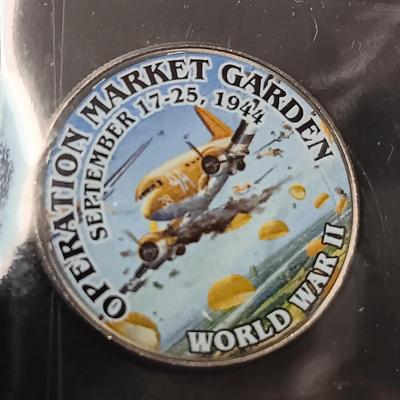 12 WORLD WAR II COLORIZED KENNEDY HALF DOLLARS