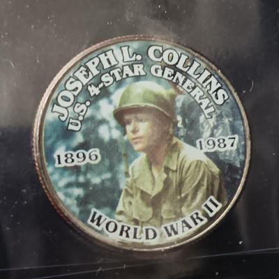 12 WORLD WAR II COLORIZED KENNEDY HALF DOLLARS