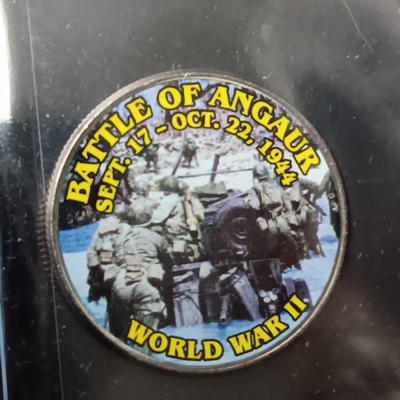 12 WORLD WAR II COLORIZED KENNEDY HALF DOLLARS