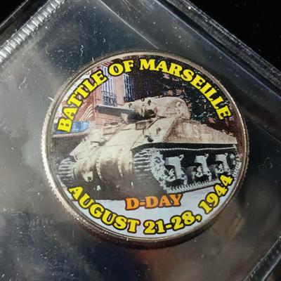 12 WORLD WAR II COLORIZED KENNEDY HALF DOLLARS