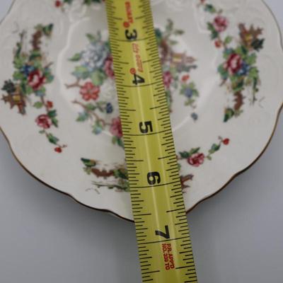 Two Small Crown Staffordshire 'Pagoda' Bone China Dishes (2)