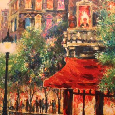 Americo Makk "Lady in Window" Framed