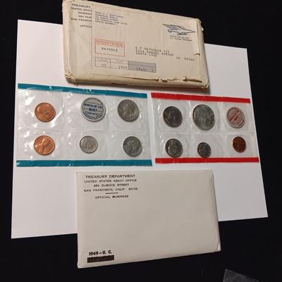 1969 PA AND DENVER MINT PROOF SETS