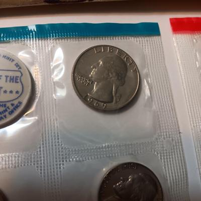 1969 PA AND DENVER MINT PROOF SETS