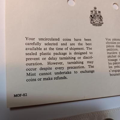 2 CANADIAN COINS PROOF SETS