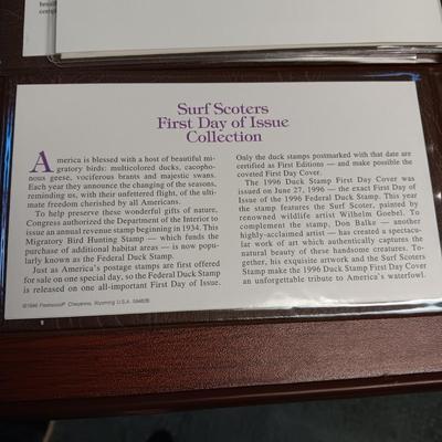 THE US DUCK STAMPS FIRST DAY OF ISSUE