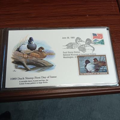 THE US DUCK STAMPS FIRST DAY OF ISSUE