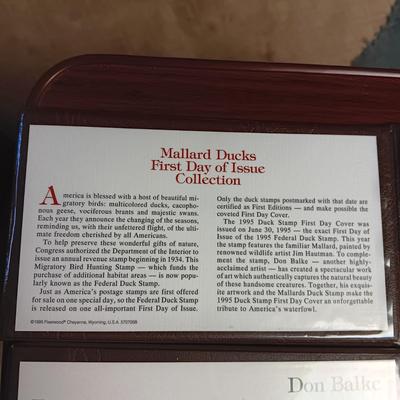 THE US DUCK STAMPS FIRST DAY OF ISSUE