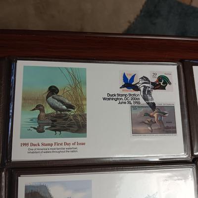 THE US DUCK STAMPS FIRST DAY OF ISSUE