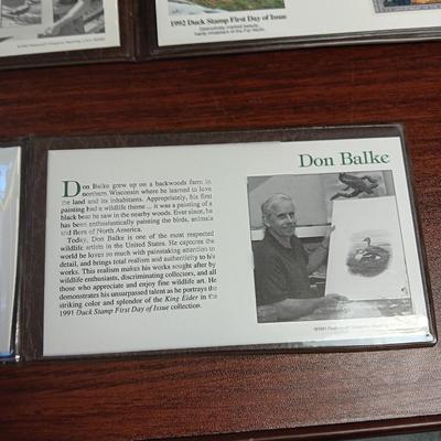 THE US DUCK STAMPS FIRST DAY OF ISSUE