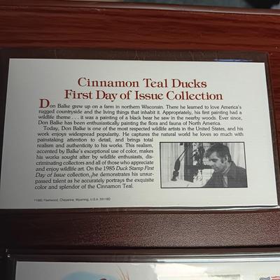 THE US DUCK STAMPS FIRST DAY OF ISSUE