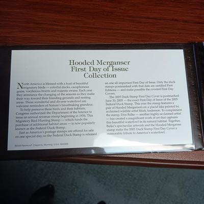 THE US DUCK STAMPS FIRST DAY OF ISSUE