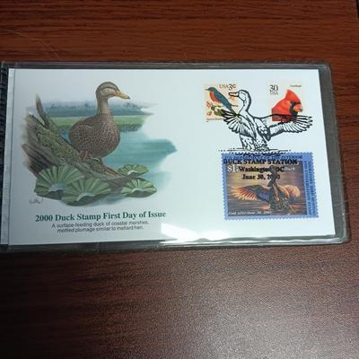 THE US DUCK STAMPS FIRST DAY OF ISSUE