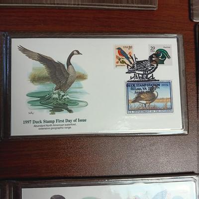 THE US DUCK STAMPS FIRST DAY OF ISSUE