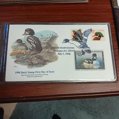 THE US DUCK STAMPS FIRST DAY OF ISSUE