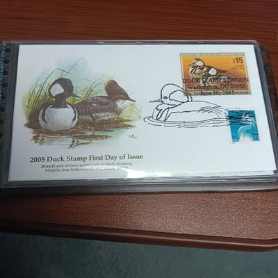 THE US DUCK STAMPS FIRST DAY OF ISSUE