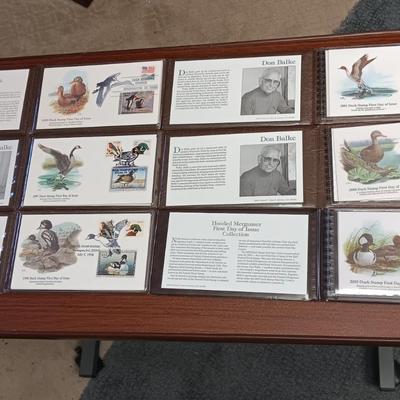 THE US DUCK STAMPS FIRST DAY OF ISSUE