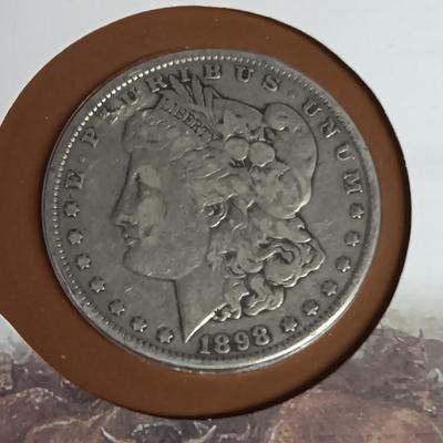 1898 MORGAN SILVER DOLLAR AMERICA IN THE WEST