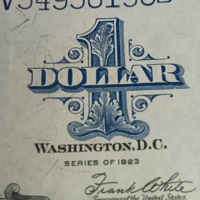 1923 SERIES $1 SILVER CERTIFICATE NOTE