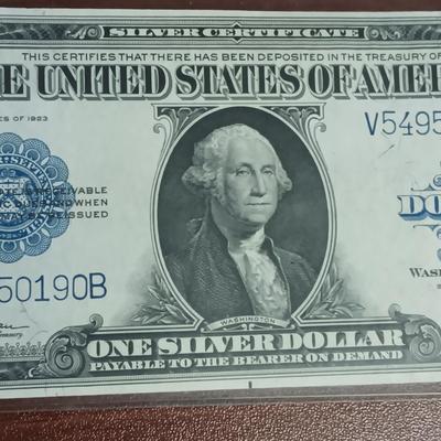 1923 SERIES $1 SILVER CERTIFICATE NOTE