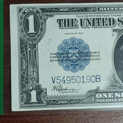 1923 SERIES $1 SILVER CERTIFICATE NOTE