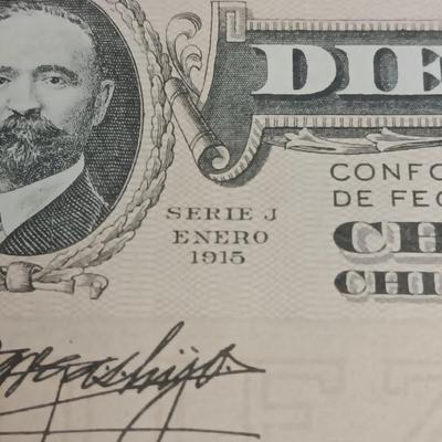 1915 SERIES J MEXICAN REVOLUTION