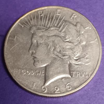 1926 & 1927 PEACE SILVER DOLLARS
